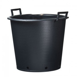 Conteneur polyéthylène Nature 110 Litres Haut 51.5 cm Diam 64.5 cm avec poignées