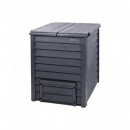 Composteur Thermo-wood Graf 400 L Brun avec grille de fond
