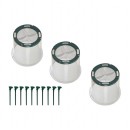 Kit 3 cloches pour le potager avec piquets Garantia Graf