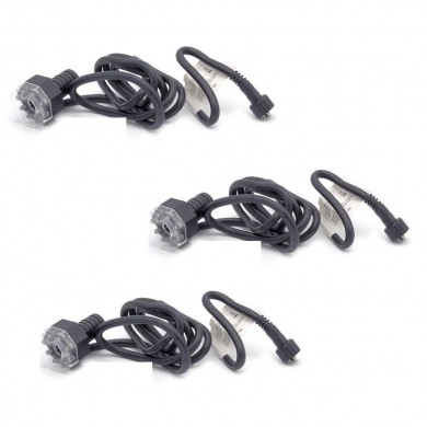 MiniBright 1 x 8 LEDscable en caoutchouc 1,5 m