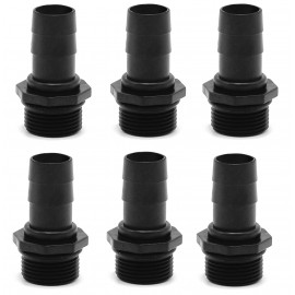Lot de 6 embouts cannelés diamètre 25 mm et 25 mm Ubbink