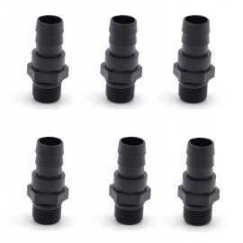 Lot de 6 embouts cannelés diamètre 13 mm et 19 mm Ubbink
