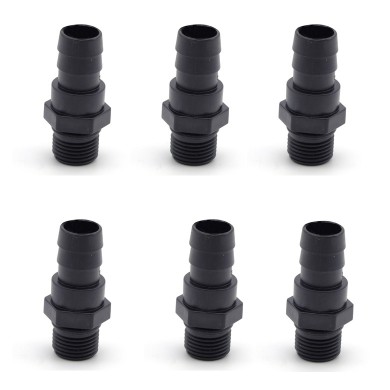 Lot de 6 embouts cannelés diamètre 13 mm et 19 mm Ubbink