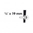 Lot de 6 embouts cannel&eacute;s diam&egrave;tre 13 mm et 19 mm Ubbink