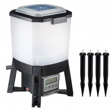 Distributeur automatique de nourriture pour poissons Ubbink solaire