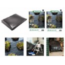 Film de paillage, multi-usages - LDPE noir, 50&micro; - 3 x 4 m  Nature