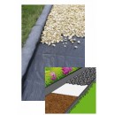 Nappe g&eacute;otextile pour all&eacute;es gravillonn&eacute;es - PP non tiss&eacute; noir, 120 g/m&sup2; - 1 x 10 m Nature