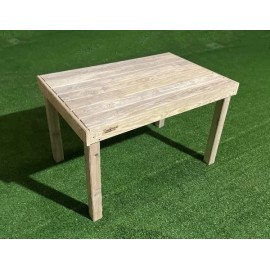 Table en bois 120 x 76 cm hauteur 76 cm en pin traité en autoclave