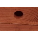 Coffre de rangement 60 x 30 x 30 cm banc en bois de pin trait&eacute; en autoclave et lasur&eacute; livr&eacute; mont&eacute;