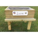Carr&eacute; potager 60 x 100 x hauteur 27 cm en bois de pin trait&eacute; en autoclave
