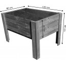 Table de culture profondeur 40 cm 80 x 120 x hauteur 80 cm en bois de pin