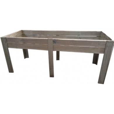 Table de culture 80 x 200 x hauteur 80 cm en bois de pin traité en autoclave