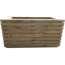 Jardini&egrave;re en bois de pin design 80 x 40 x hauteur 39 cm