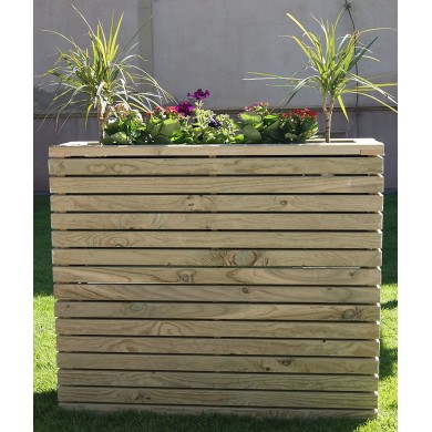 Jardinière pour séparation en bois de pin design 30 x 60 x hauteur 93 cm