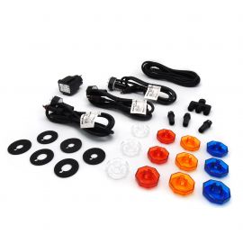 MiniBright led 3 x 8 Ubbink avec caches et transfo