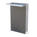 Lame d'eau Venezia Ubbink 36.5 cm inox 304 bross&eacute; avec pompe &agrave; poser au sol avec barre de 20 led
