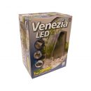 Lame d'eau Venezia Ubbink 36.5 cm inox 304 bross&eacute; avec pompe &agrave; poser au sol avec barre de 20 led