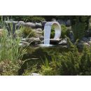 Lame d'eau Mamba Ubbink ht 54 x L 30 cm inox 316L r&eacute;sistant au sel a poser au sol sans led