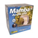 Lame d'eau Mamba Ubbink ht 54 x L 30 cm acryl transparent a poser au sol barre de 21 led
