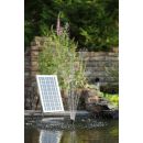 Pompe bassin Solarmax 2500 Ubbink avec panneau solaire pour jets d'eau 2450l/h