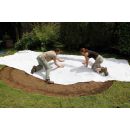 Feutre g&eacute;otextile 200 gr/m&sup2; pour b&acirc;che de bassin de jardin Ubbink