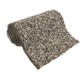 Bache pour bassin : B&acirc;che gravillonn&eacute;e gris Ubbink pour bassin de jardin 1.0 x 5 m