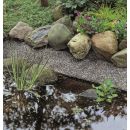 B&acirc;che gravillonn&eacute;e gris Ubbink pour bassin de jardin 1.0 x 5 m