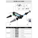 Verre &agrave; quartz pour UVC pour filtraclear 2500 et 4500 Ubbink avant 2019