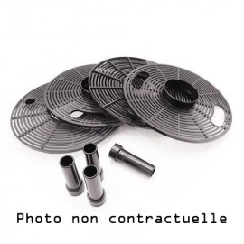 arrêt par Ubbink Kit de 6 plaques de fixation et tubes filtre de bassin biopressure 18000 Ubbink