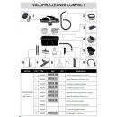Mousse filtrante noir aspiration humide protection moteur Vacuprocleaner Compact Ubbink