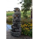 Grande cascade Corte haut 2.01m Ubbink pompe et &eacute;clairage Nouveaut&eacute; arrivage 02-2024