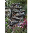Grande cascade Bonorva haut 1.27 m Ubbink pompe et &eacute;clairage Nouveaut&eacute; arrivage 02-2024