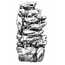 Grande cascade Bonorva haut 1.27 m Ubbink pompe et &eacute;clairage Nouveaut&eacute; arrivage 02-2024