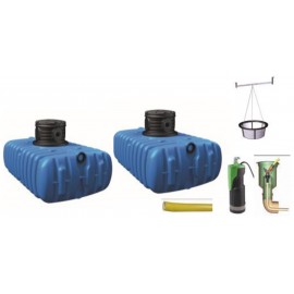 Récupérateur d'eau kit jardin flat confort 10000 Litres Graf