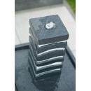 Fontaine de jardin Borgo Ubbink avec pompe et &eacute;clairage Nouveaut&eacute; arrivage 02-2024