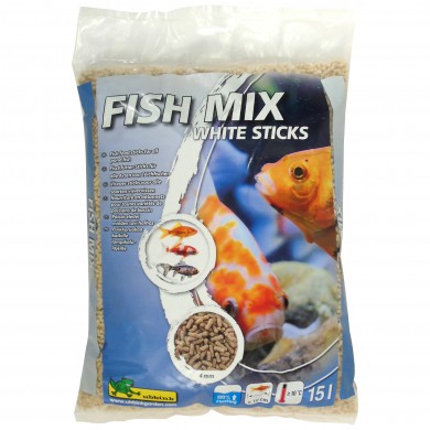 Fish Mix White Ubbink aliments poisson Sticks 15 litres new expédition mars 2024