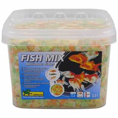 Fish Mix MultiColor Ubbink aliments poisson Flakes 3,5 litres new expédition mars 2024
