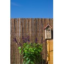 Canisse en &eacute;corce naturelle de pin 95% occultant simple face Nature marron 1 x 3 m