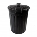 Poubelle 80 litres avec son couvercle Nature