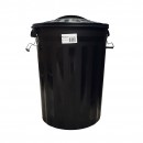 Poubelle 80 litres avec son couvercle Nature