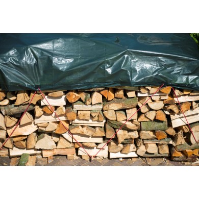 Bâches à bois Nature 90 gr/m² dimensions 1,50 x 6 m