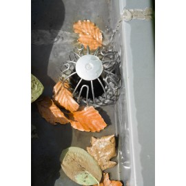 Lot de 2 crapaudines pour gouttières Nature diam 8 cm hauteur 8 cm