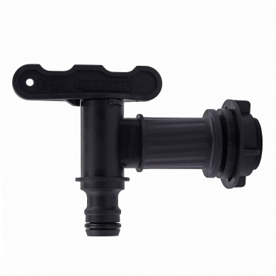 Robinet pour récupérateur d'eau diam 19mm Nature
