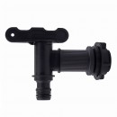 Robinet pour r&eacute;cup&eacute;rateur d'eau diam 19mm Nature