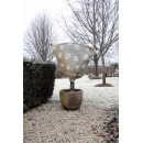 Housse d'hivernage naturel, en jute, densit&eacute; 200 g/m&sup2; Nature Diam 75 cm haut 100 cm