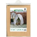 Housse d&rsquo;hivernage zipp&eacute;e Beige Nature 70 g/m&sup2; coloris blanc Haut 200 x Diam 150 cm