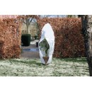Housse d&rsquo;hivernage zipp&eacute;e Nature 70 g/m 22 coloris blanc Haut 200 x Diam 150 cm