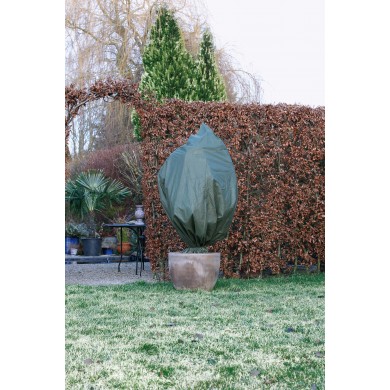 1 housse d’hivernage Nature 50 g/m² coloris vert diam 100 cm haut 150 cm