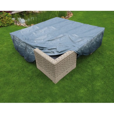 Housse table basse plus fauteuils haut 70 cm 200 x 200 cm