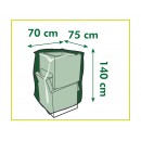 Housse de protection maximum 2 fauteuils empil&eacute;s PE 100 g/m&sup2; graphite H140 x 75 x 70 cm